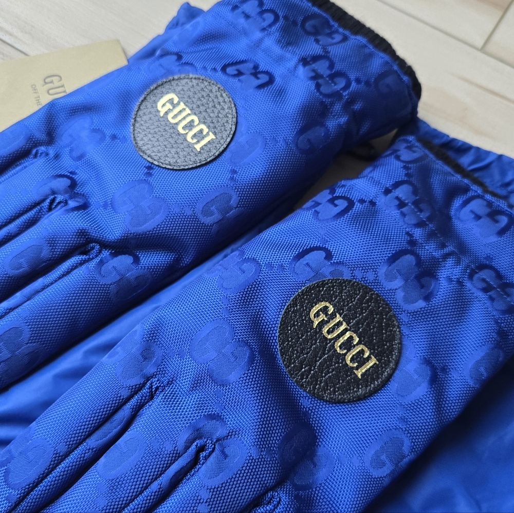 Gucci Cashmere Lined GG Monogram Gloves - Picture 5 of 10